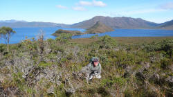 Tony with Barrier Islands